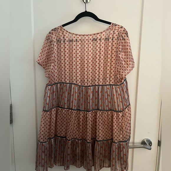 Urban Outfitters Short Sleeve Babydoll Dress - Picture 4 of 5